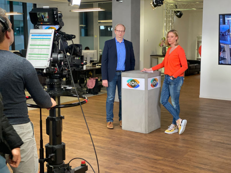Kai Blümchen im Studio Kai Blümchen im Studio